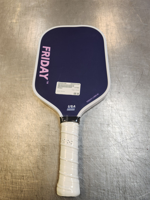 Vist Large View of Product Image Which is Used FRIDAY Pickleball Racquet Purple