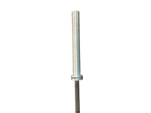 Vist Large View of Product Image Which is Used Rogue 2.0 BLACK ZINC Olympic Bar 7Ft