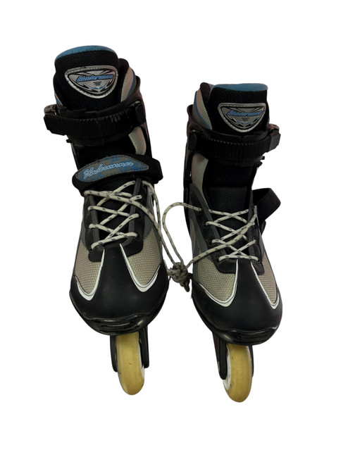Vist Large View of Product Image Which is Used Bladerunner PRO 80 Senior Rec Fitness Skates Carolina Blue Senior 9