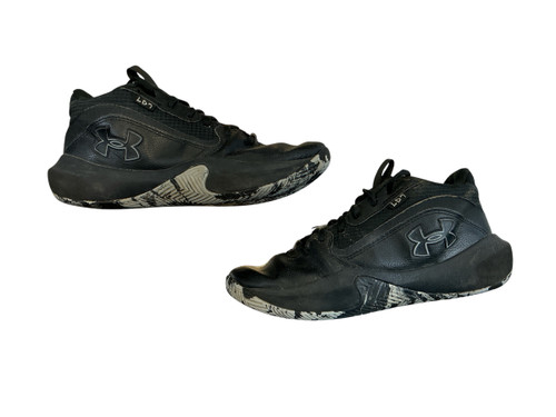Vist Large View of Product Image Which is Used Under Armour LD7 Basketball Shoes M Black Senior 7