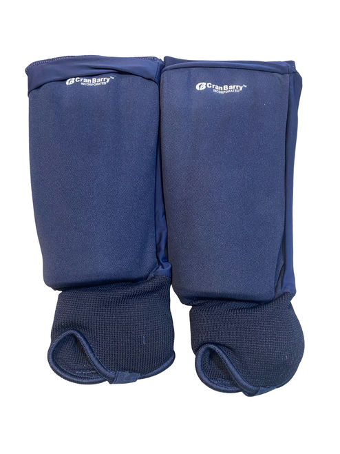 Vist Large View of Product Image Which is Used USA Soccer Shin Guards Adult Navy Blue Senior