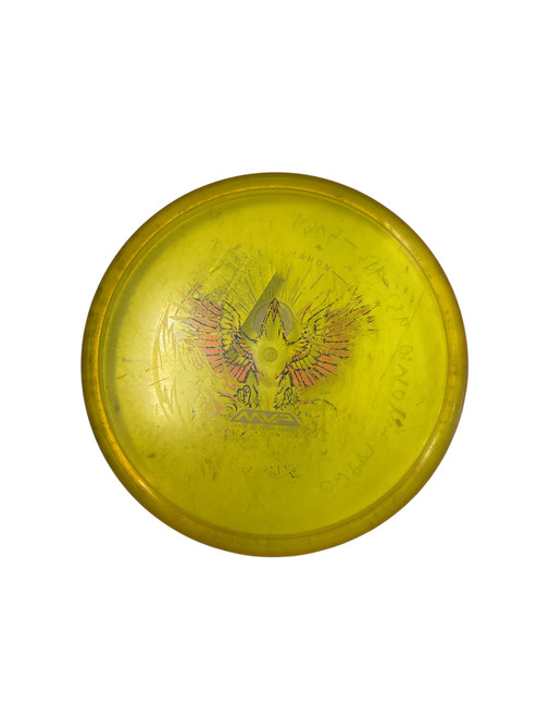 Vist Large View of Product Image Which is Used MVP EAGLE MCMAHON Disc Golf Driver Yellow