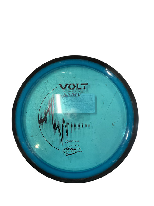 Vist Large View of Product Image Which is Used MVP VOLT Disc Golf Driver Carolina Blue