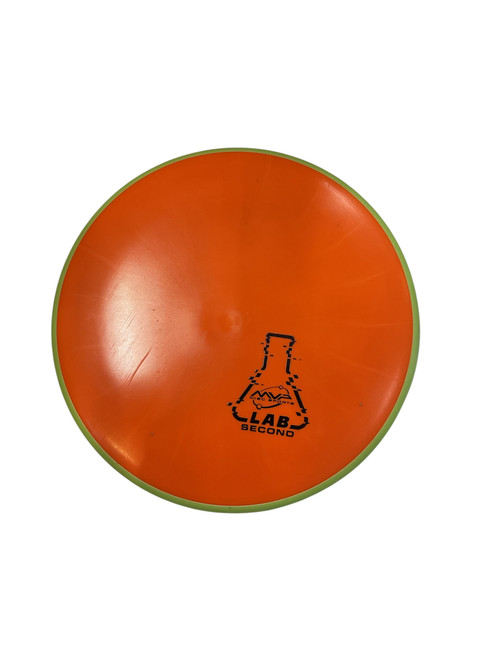 Vist Large View of Product Image Which is Used MVP LAB SECOND Disc Golf Putter Orange