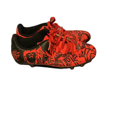 Vist Large View of Product Image Which is Used PUMA x PULISIC Kids' Tacto II FG Soccer Cleats Red Youth 2.5