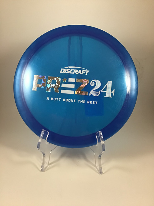Vist Large View of Product Image Which is Used Discraft Z ANAX Disc Golf Driver Royal Blue 175g