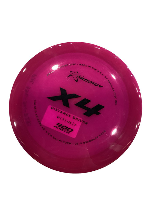 Vist Large View of Product Image Which is Used Prodigy 400 X4 Disc Golf Driver Purple 168g