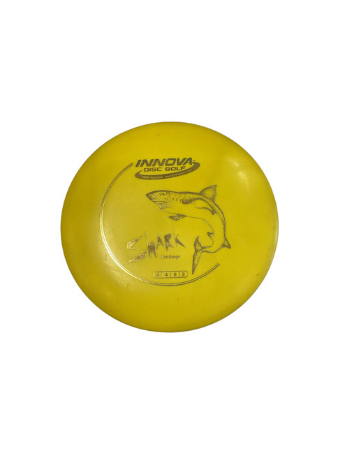 Vist Large View of Product Image Which is Used Innova SHARK Disc Golf Mid Range Yellow