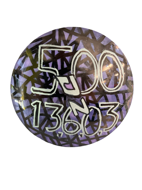 Vist Large View of Product Image Which is Used Prodigy DZ Disc Golf Driver Purple