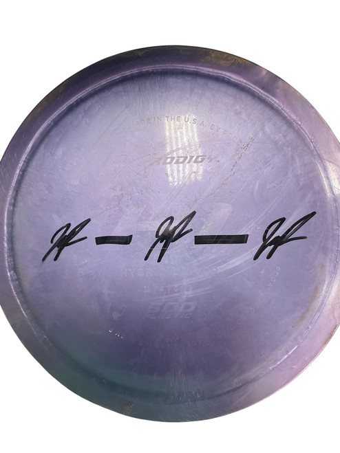 Vist Large View of Product Image Which is Used Prodigy H1 Disc Golf Driver Purple
