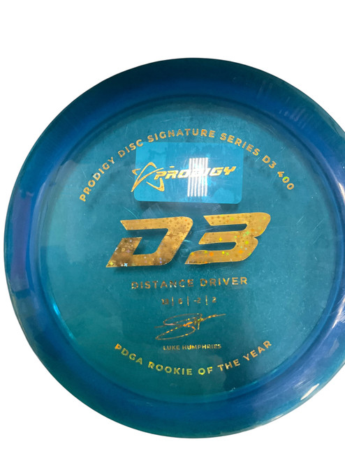 Vist Large View of Product Image Which is Used Prodigy D3 Disc Golf Driver Royal Blue