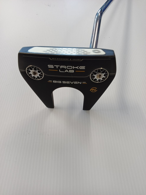 Vist Large View of Product Image Which is Used Odyssey STROKE LAB BLACK BIG SEVEN ARM LOCK Mens Putter RH