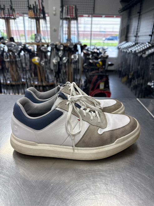Vist Large View of Product Image Which is Used Foot Joy CONTOUR CASUAL Mens Golf Shoes Grey Senior 9.5