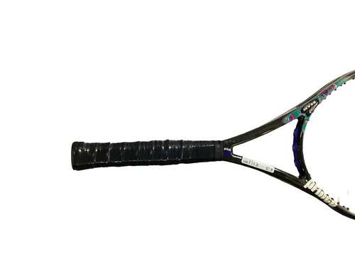 Vist Large View of Product Image Which is Used Prince THUNDER STICK Adult Tennis Racquet Black 4 1/4"