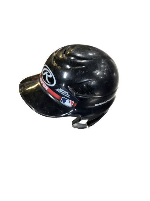 Vist Large View of Product Image Which is Used Rawlings VAPOR SZ SM Batting Helmet No Mask Black SM