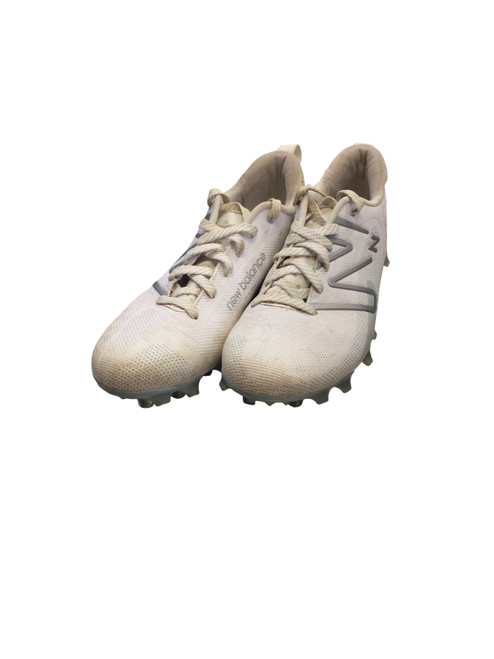 Vist Large View of Product Image Which is Used New Balance LAX Cleats Mens White Senior 11