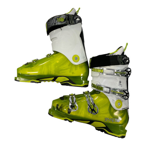 Vist Large View of Product Image Which is Used K2 SPYNE 110 Mens DH Ski Boot White 285 MP - M10.5 - W11.5