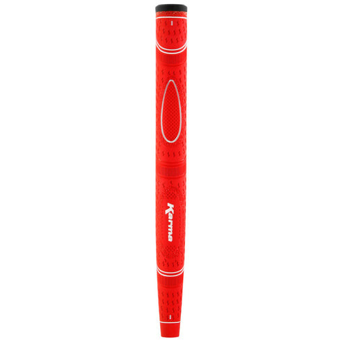 Vist Large View of Product Image Which is New KARMA MIDSIZE PUTTER GRIP RED
