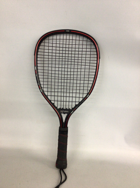 Vist Large View of Product Image Which is Used DP LEACH Junior Racquetball Racquet Black Junior