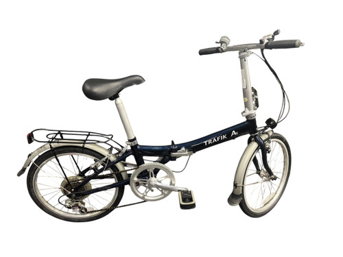 Vist Large View of Product Image Which is Used Genesis TRAFIC A6 Comfort Bike Mens Navy Blue 38-42cm - 15-16" - SM Frame