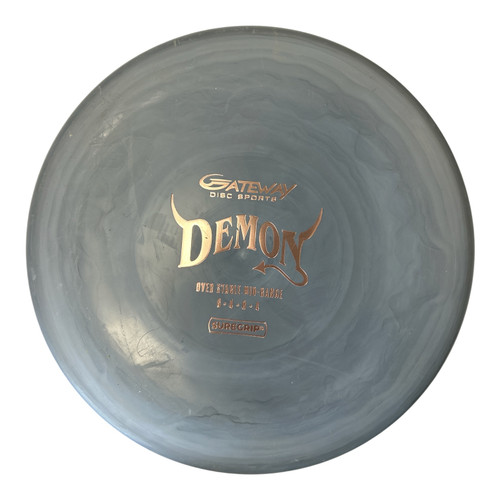 Vist Large View of Product Image Which is Used Gateway DEMON Disc Golf Mid Range Grey 175g