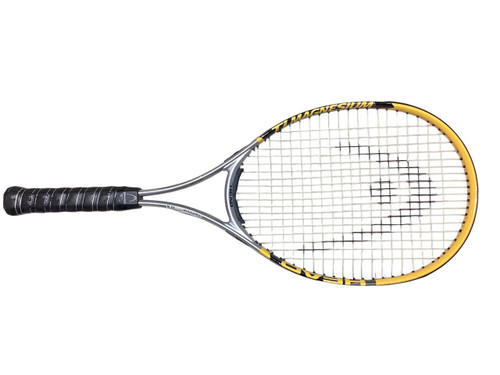 Vist Large View of Product Image Which is Used Head TI. CONQUEST 2003 Adult Tennis Racquet Yellow 4 1/2"