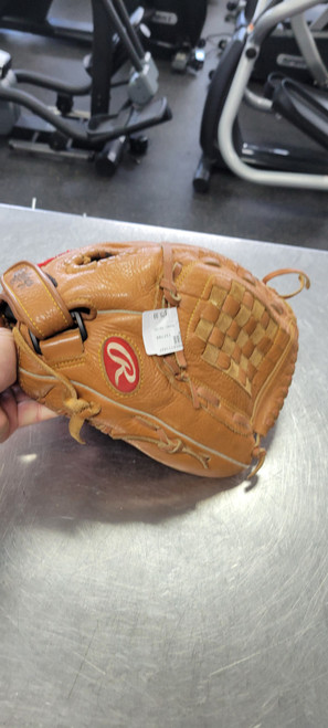 Vist Large View of Product Image Which is Used Rawlings SS125 BB/SB Glove RH Throw Brown 12 1/2"