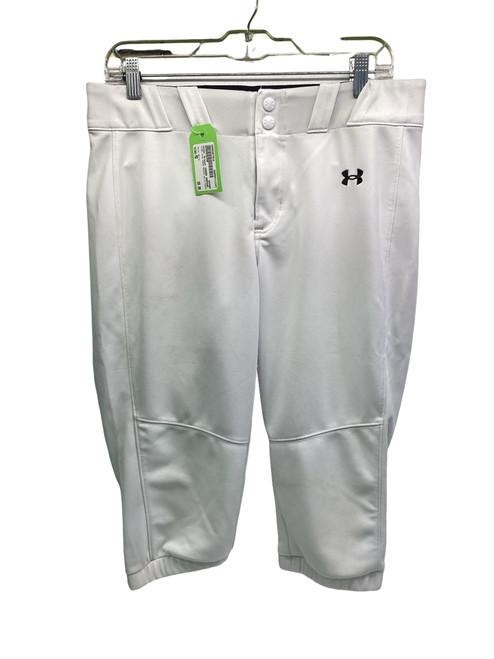 Vist Large View of Product Image Which is Used Under Armour UNDER ARMOUR WHITE PANTS BB/SB Pant Womens White MD