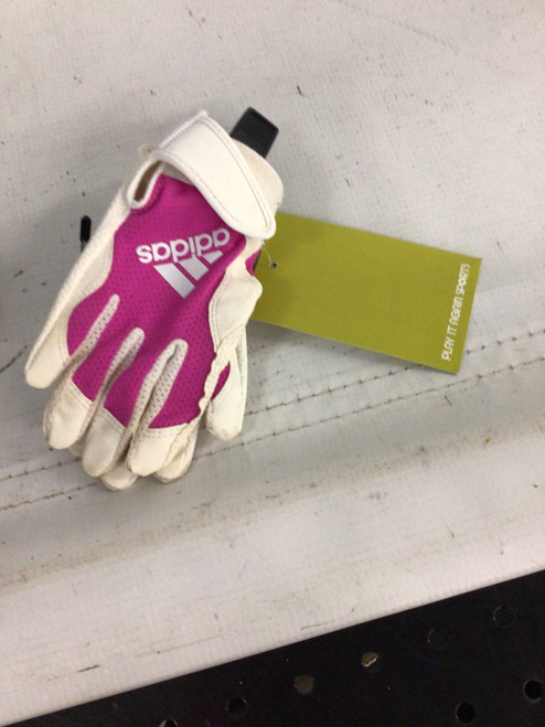 Vist Large View of Product Image Which is Used Adidas BB/SB Batting Gloves Pink SM