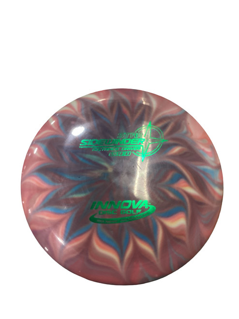 Vist Large View of Product Image Which is Used Innova SIDEWINDER Disc Golf Driver Pink 172g
