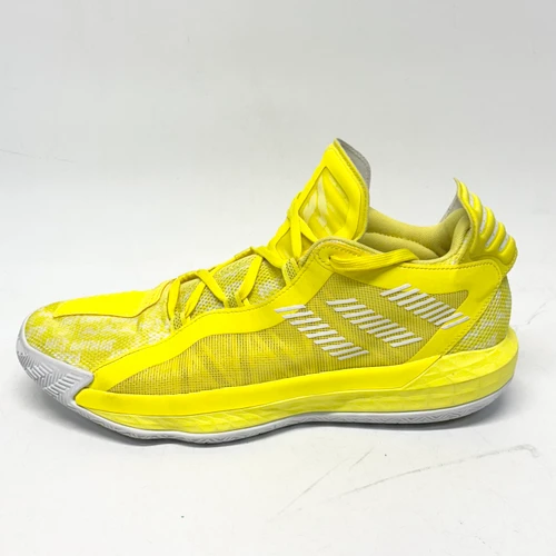 Vist Large View of Product Image Which is Used Adidas DAME 6 Basketball Shoes M Yellow Senior 12.5