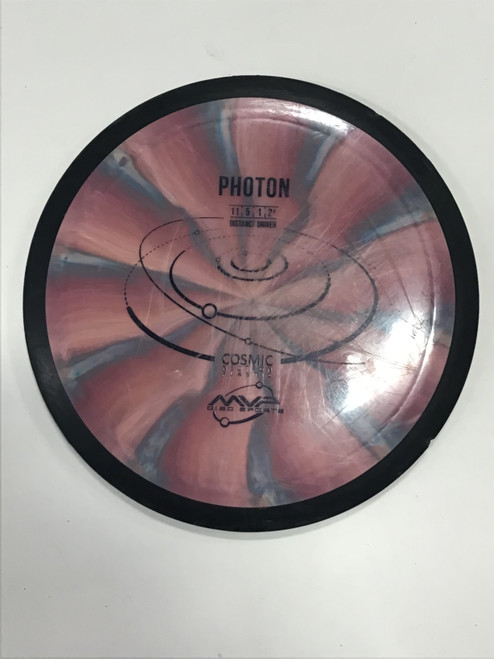 Vist Large View of Product Image Which is Used MVP COSMIC NEUTRON PHOTON Disc Golf Driver Pink 173g