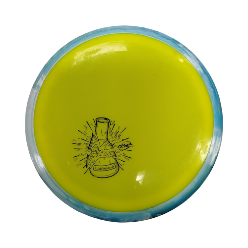 Vist Large View of Product Image Which is Used Axiom LAB SECOND TIME LAPSE Disc Golf Driver Yellow 172g