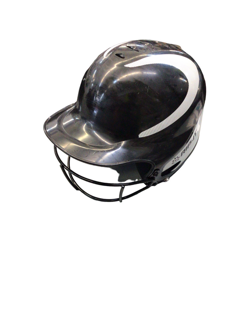 Vist Large View of Product Image Which is Used RIP-IT 6 - 6 7/8 Batting Helmet w/Mask Black SM