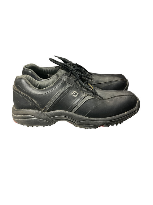 Vist Large View of Product Image Which is Used Foot Joy Mens Golf Shoes Black Senior 8