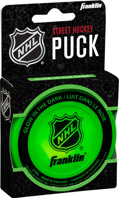Vist Large View of Product Image Which is New FRANKLIN NHL GLOW IN DARK PUCK