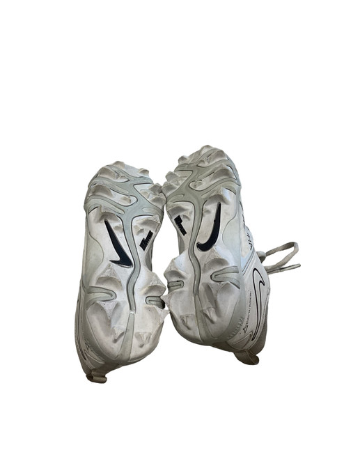 Vist Large View of Product Image Which is Used Nike ALPHA FASTFLEX BASEBALL CLEATS BB/SB Cleats White Junior 02