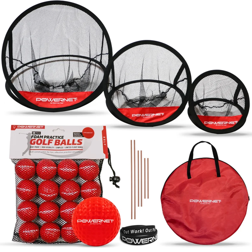 Vist Large View of Product Image Which is New Golf Chipping Net 3 pcs