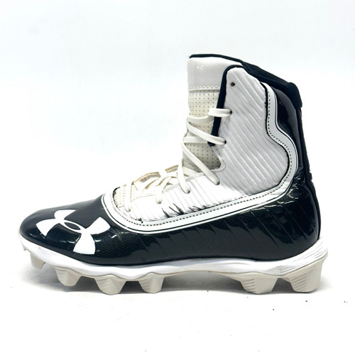 Vist Large View of Product Image Which is Used Under Armour HIGHLIGHT Adult FB Cleats White And Black Senior 5