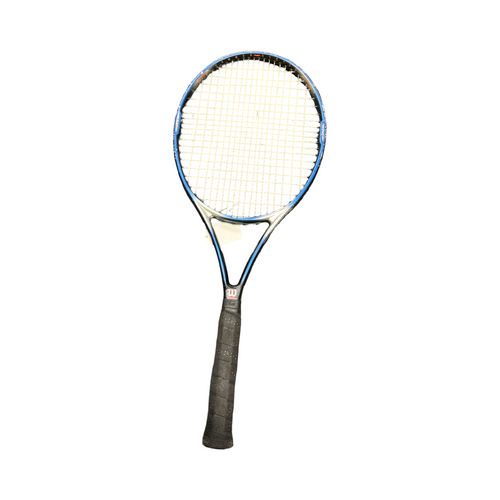 Vist Large View of Product Image Which is Used Wilson HAMMER 7.4 Adult Tennis Racquet Royal Blue Unknown