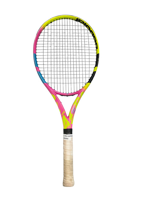 Vist Large View of Product Image Which is Used Babolat AERO RAFA Adult Tennis Racquet None 4 1/4"
