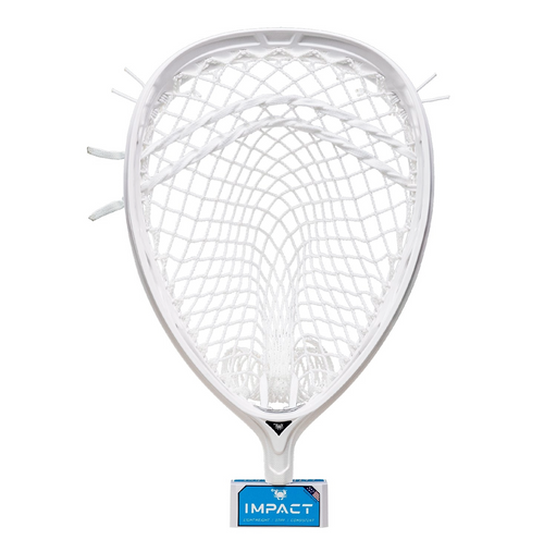 Vist Large View of Product Image Which is New ECD IMPACT GOALIE HEAD STRUNG WHITE