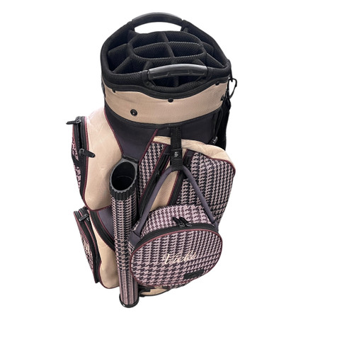 Vist Large View of Product Image Which is Used HOUNDSTOOTH Womens Cart Bag Black