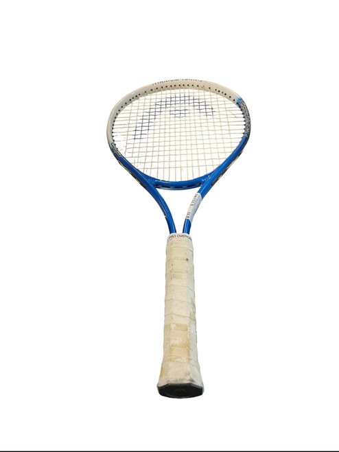 Vist Large View of Product Image Which is Used Head NANO TITANIUM Adult Tennis Racquet Royal Blue 4 5/8"