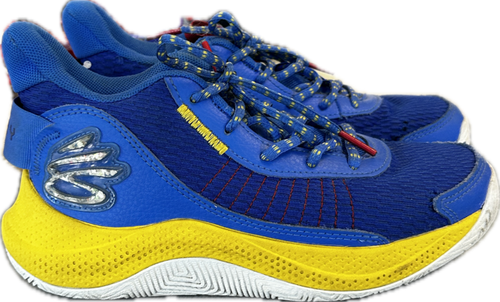 Vist Large View of Product Image Which is Used Under Armour Basketball Shoes Y Royal Blue Junior 04
