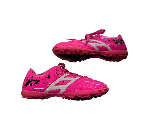 Vist Large View of Product Image Which is Used Soccer Indoor Shoes Pink Junior 04