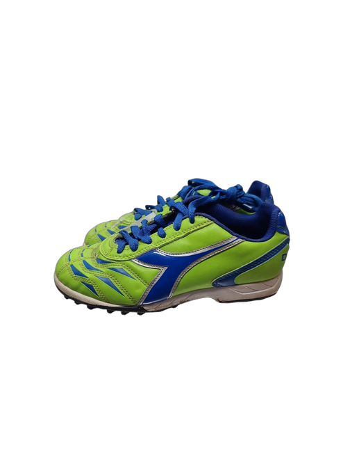 Vist Large View of Product Image Which is Used Diadora Soccer Turf Shoes Green Junior 03