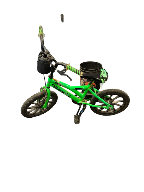 Vist Large View of Product Image Which is Used Huffy MOD X BMX Bike Boys Green 16"