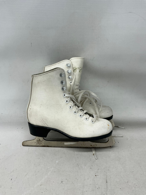 Vist Large View of Product Image Which is Used CCM FIGURE SKATES Girls Figure Skate White Youth 12.0
