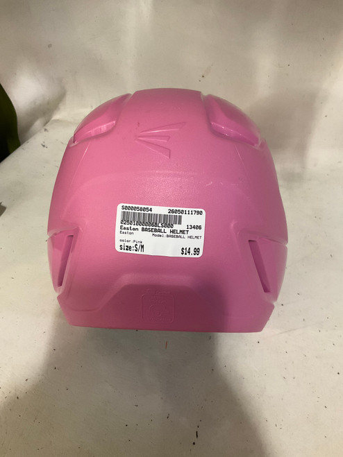 Vist Large View of Product Image Which is Used Easton BASEBALL HELMET Batting Helmet No Mask Pink S/M